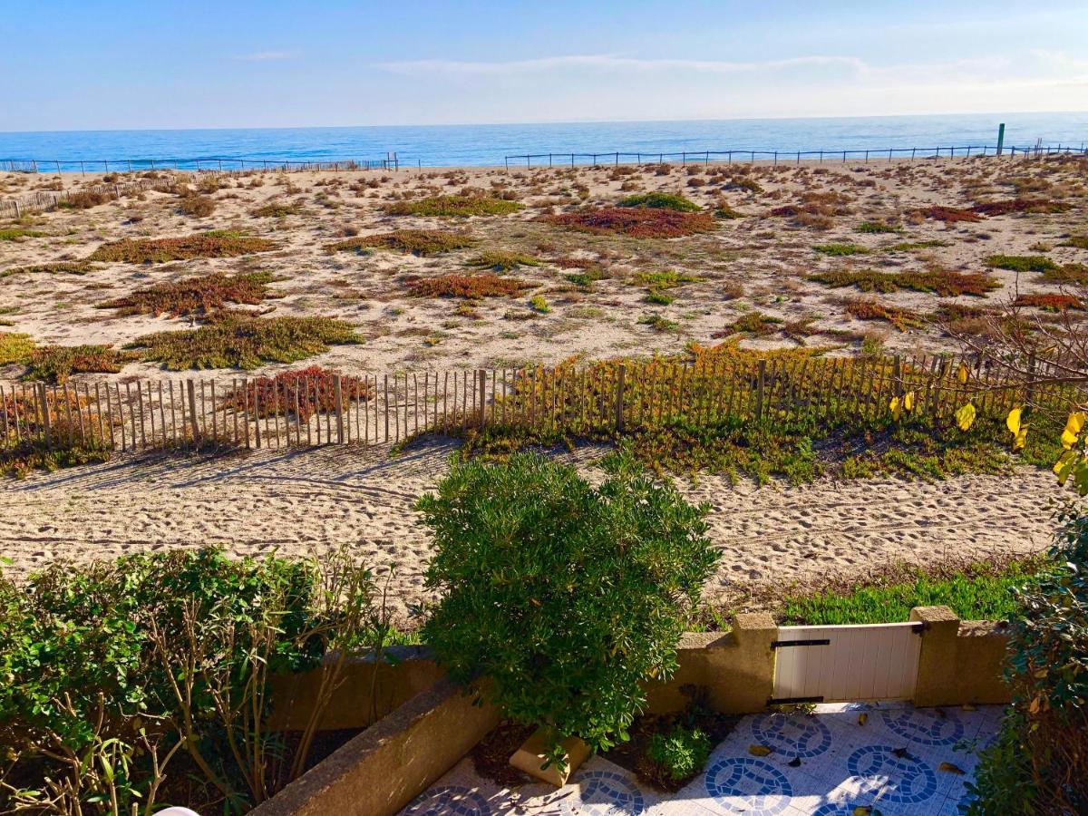 Barcaresa-Villa Sur Le Sable Vue Mer Panoramique Piscine Clim Wifi Le Barcarès المظهر الخارجي الصورة