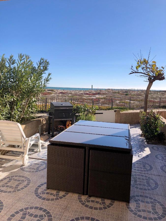 Barcaresa-Villa Sur Le Sable Vue Mer Panoramique Piscine Clim Wifi Le Barcarès المظهر الخارجي الصورة