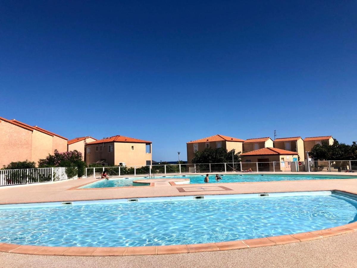 Barcaresa-Villa Sur Le Sable Vue Mer Panoramique Piscine Clim Wifi Le Barcarès المظهر الخارجي الصورة